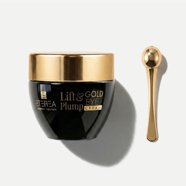 CRÈME CONTOUR DES YEUX DORÉE LIFTANTE & REPULPANTE + OUTIL